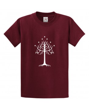 Gondor Tree Lord Of Rings Classic Unisex Kids and Adults T-Shirt for Sci-Fi Movie Fans